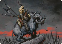 Godo, Bandit Warlord Art Card -  (ASCMM-022) - Art Series: Commander Masters