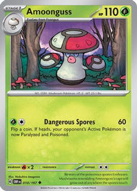 Amoonguss 010  SV03 Obsidian Flames - Uncommon
