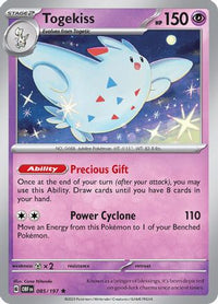 Togekiss 085  SV03 Obsidian Flames - Rare