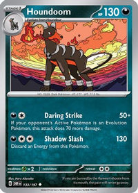 Houndoom 133  SV03 Obsidian Flames - Uncommon