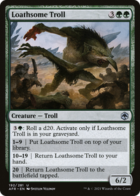 Loathsome Troll [Dungeons & Dragons: Adventures in the Forgotten Realms]