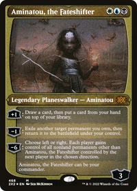 Aminatou, the Fateshifter (Foil Etched) -  Foil (2X2-468) - Double Masters 2022
