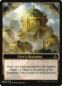 City's Blessing // The Monarch Double-sided Token -  (LIST-6 // 14) - The List Reprints