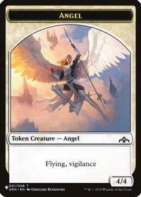 Angel // Warrior Double-Sided Token -  (LIST-1 // 17) - The List Reprints