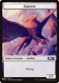 Griffin // Ajani's Pridemate Double-sided Token -  (LIST-3 // 1) - The List Reprints
