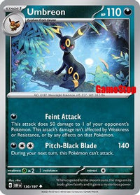 Umbreon (GameStop Exclusive) 130/197  - Reverse Holofoil Miscellaneous Cards & Products - Promo