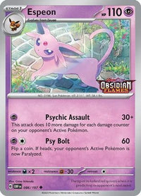 Espeon (Best Buy Exclusive) 086  - Holofoil Miscellaneous Cards & Products - Promo