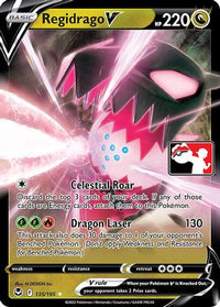 Regidrago V 135  - Holofoil Prize Pack Series Cards - Ultra Rare