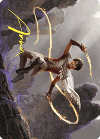 Kellan, the Fae-Blooded Art Card (Gold-Stamped Signature) -  (ASWOE-039) - Art Series: Wilds of Eldraine