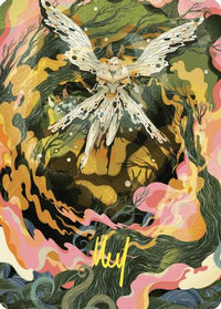 Greater Auramancy Art Card (Gold-Stamped Signature) -  (ASWOE-061) - Art Series: Wilds of Eldraine
