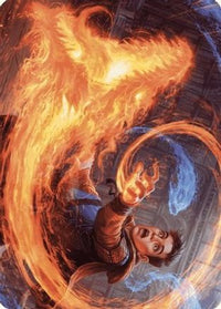 Frantic Firebolt Art Card -  (ASWOE-016) - Art Series: Wilds of Eldraine