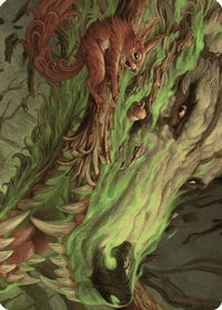 Leaping Ambush Art Card -  (ASWOE-026) - Art Series: Wilds of Eldraine