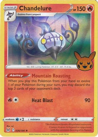 Chandelure 026  - Holofoil Trick or Trade BOOster Bundle 2023 - Holo Rare