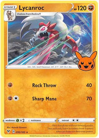 Lycanroc 095  Trick or Trade BOOster Bundle 2023 - Rare