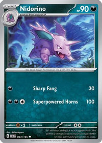 Nidorino 033  SV Scarlet & Violet 151 - Uncommon