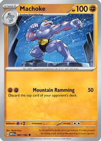 Machoke 067/165  SV Scarlet & Violet 151 - Uncommon