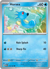 Horsea 116  SV Scarlet & Violet 151 - Common