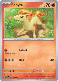 Ponyta 077  SV Scarlet & Violet 151 - Common