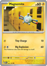 Magnemite 081  SV Scarlet & Violet 151 - Common