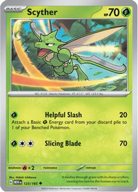 Scyther 123  SV Scarlet & Violet 151 - Uncommon
