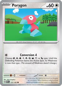 Porygon 137  SV Scarlet & Violet 151 - Common