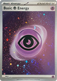 Basic Psychic Energy (Cosmos Holo) 005  - Holofoil SVE Scarlet & Violet Energies - Common