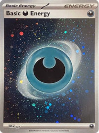 Basic Darkness Energy (Cosmos Holo) 007  - Holofoil SVE Scarlet & Violet Energies - Common