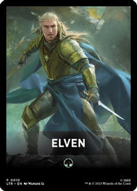 Elven Theme Card -  (LTR-010) - The Lord of the Rings: Tales of Middle-earth