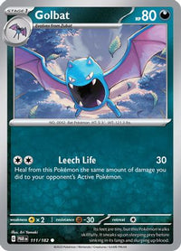 Golbat 111  SV04 Paradox Rift - Common