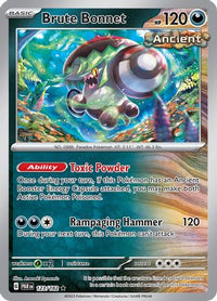 Brute Bonnet 123/182  - Holofoil SV04 Paradox Rift - Rare