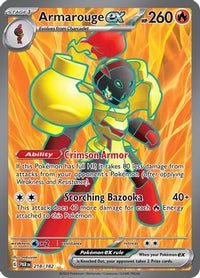 Armarouge ex 218/182  - Holofoil SV04 Paradox Rift - Ultra Rare