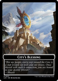 City's Blessing // Vampire (0004) Double-Sided Token -  (LCC-17 // 4) - Commander: The Lost Caverns of Ixalan