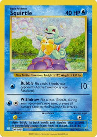 Squirtle 001  - Holofoil Trading Card Game Classic - Classic Collection