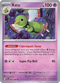 Xatu (Non-Holo) 072/182  Deck Exclusives - Rare