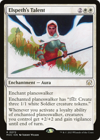 Elspeth's Talent [March of the Machine Commander]