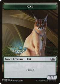 Cat (009) // Rat Double-Sided Token -  (LIST-9 // 3) - The List Reprints