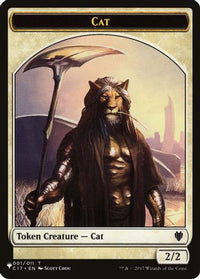 Cat (001) // Citizen Double-Sided Token -  (LIST-1 // 12) - The List Reprints