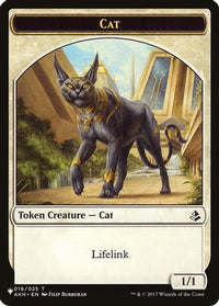 Cat (016) // Dog Double-Sided Token -  (LIST-16 // 10) - The List Reprints