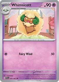 Whimsicott 035  SV Paldean Fates - Uncommon