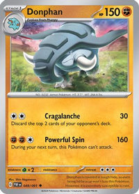 Donphan 049  SV Paldean Fates - Uncommon