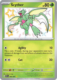Scyther 095  - Holofoil SV Paldean Fates - Shiny Rare