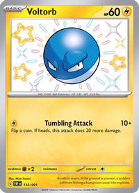 Voltorb 133  - Holofoil SV Paldean Fates - Shiny Rare