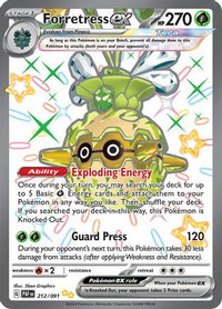 Forretress ex 212/091  - Holofoil SV Paldean Fates - Shiny Ultra Rare