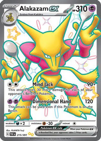 Alakazam ex 215  - Holofoil SV Paldean Fates - Shiny Ultra Rare