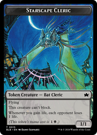 Starscape Cleric -  Foil (BLB-015) - Bloomburrow Tokens