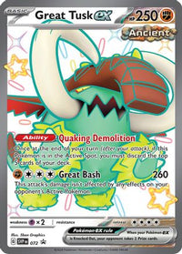 Great Tusk ex 072  - Holofoil SV Scarlet & Violet Promo Cards - Promo