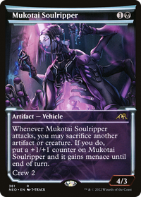 Mukotai Soulripper (Showcase Soft Glow) [Kamigawa: Neon Dynasty]