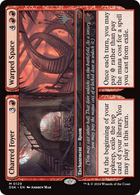 Charred Foyer // Warped Space (Promo Pack) [Duskmourn: House of Horror Promos]