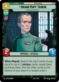 Grand Moff Tarkin - Death Star Overseer (084/252) - Spark of Rebellion