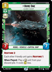 Home One - Alliance Flagship (102/252) - Spark of Rebellion Foil